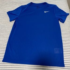 Womens Small Nike Dri-Fit blue tee